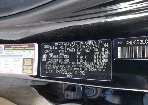 2018 Kia Niro Fe from USA, damaged, VIN KNDCB3LC6J5125992